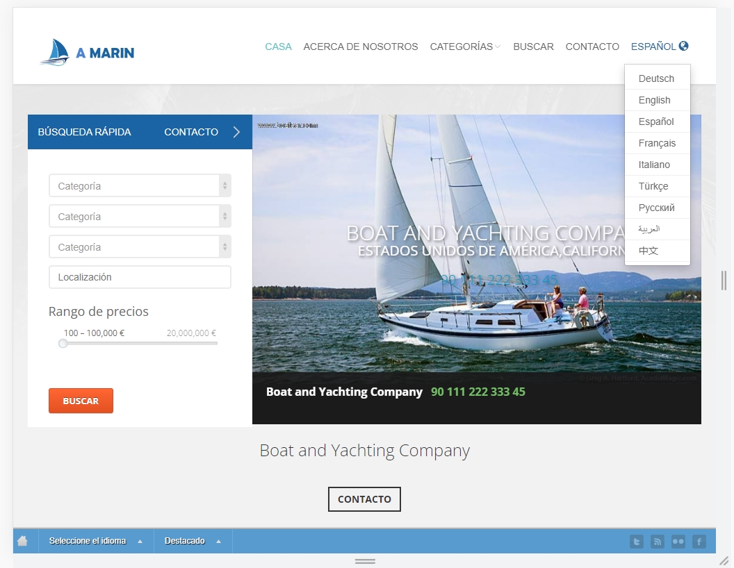 Sitio web de fabricantes de barcos y yates es home 3